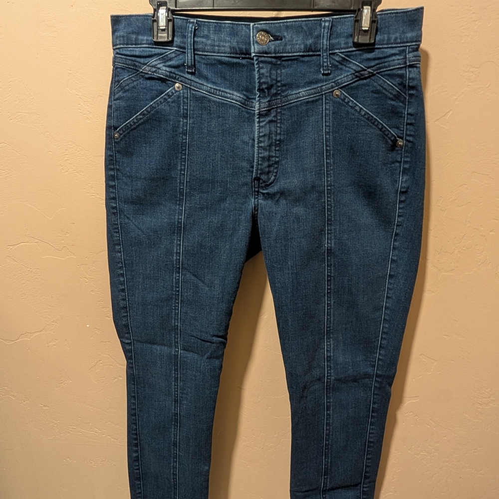Express Women's Dark Denim Jeans Size 12L